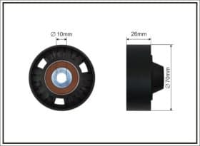 Обводной ролик поликлинового ремня Обводной ролик поликлинового ремня