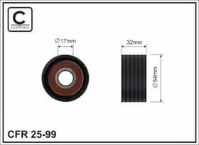 Обводной ролик ремня ГРМ