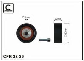 Обводной ролик поликлинового ремня Обводной ролик поликлинового ремня