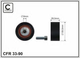 Обвідний ролик ременя ГРМ