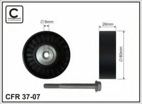 Обводной ролик поликлинового ремня Обводной ролик поликлинового ремня
