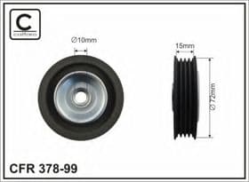 Обводной ролик поликлинового ремня Обводной ролик поликлинового ремня