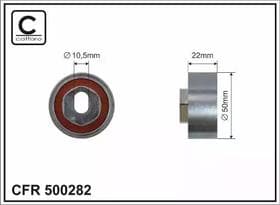 Обвідний ролик ременя ГРМ