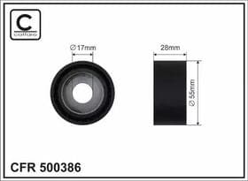 Обводной ролик поликлинового ремня Обводной ролик поликлинового ремня