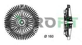 Вискомуфта вентилятора Profit 1720-3014