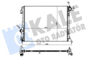Радиатор охлаждения двигателя