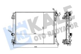 Радиатор охлаждения двигателя