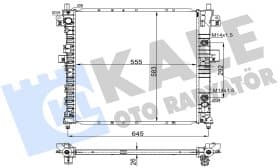 Радиатор охлаждения двигателя