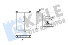 Радиатор печки
