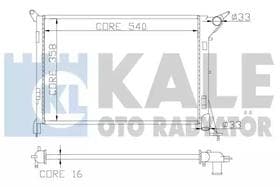 Радіатор охолодження двигуна