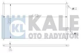 Радиатор кондиционера Kale Oto Radyatör 380300