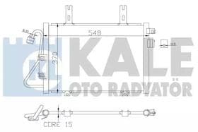 Радиатор кондиционера Kale Oto Radyatör 389400