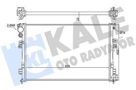 Радиатор охлаждения двигателя