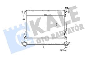 Радіатор охолодження двигуна Радіатор охолодження двигуна