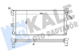 Радиатор охлаждения двигателя