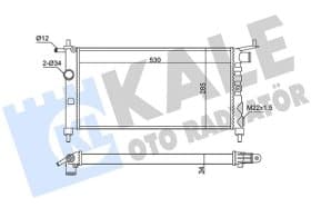 Радиатор охлаждения двигателя