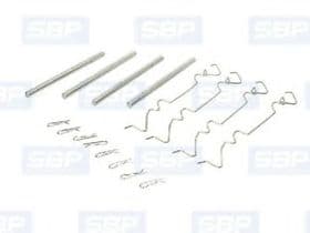 Компоненти дискових гальмівних колодок SBP FKT5242