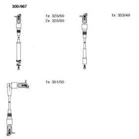 Комплект проводов зажигания