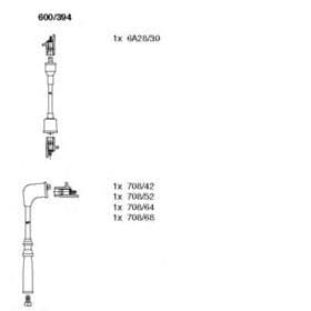 Комплект проводов зажигания