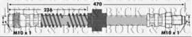 Тормозной шланг Borg & Beck BBH6639