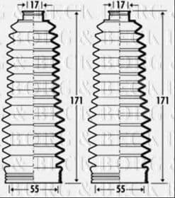 Пыльник рулевой рейки