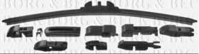 Щетки стеклоочистителя Borg & Beck BW16F