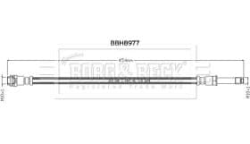 Тормозной шланг Borg & Beck bbh8977