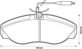 Гальмівні колодки Гальмівні колодки