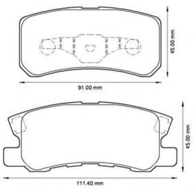 Гальмівні колодки Гальмівні колодки