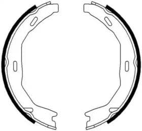 Колодки ручника