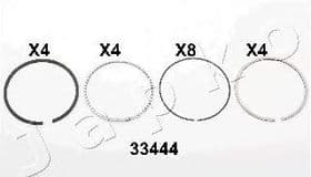 Поршневое кольцо Japko 133444