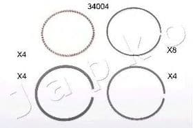 Поршневое кольцо Japko 134004