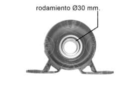 Проміжний підшипник карданного вала
