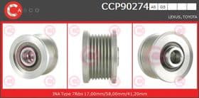 Шків генератора Casco CCP90274AS