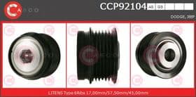 Шків генератора Casco CCP92104AS