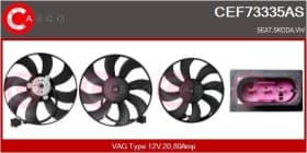 Вентилятор системы охлаждения двигателя Casco cef73335as