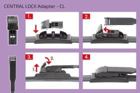 Адаптер склоочисника Heyner 300730