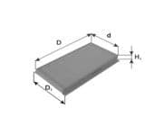 Фильтр салона PZL Sedziszow WA60268