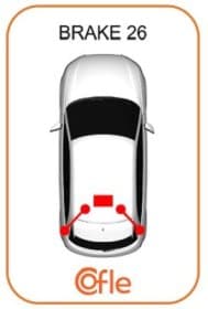 Трос ручного тормоза