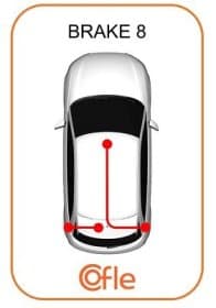 Трос ручного гальма