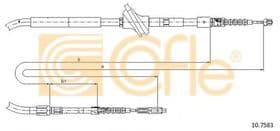 Трос ручного гальма