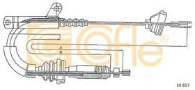 Трос ручного тормоза