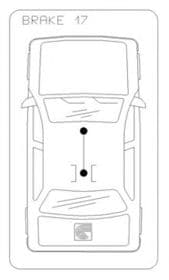 Трос ручного тормоза