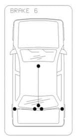 Трос ручного тормоза