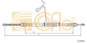 Трос ручного гальма