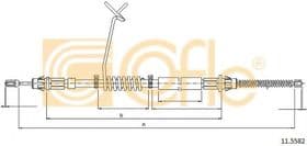 Трос ручного тормоза