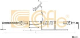 Трос ручного гальма