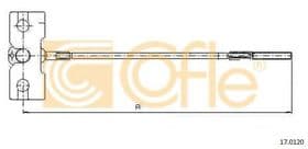 Трос ручного тормоза