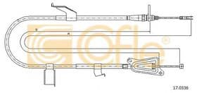 Трос ручного тормоза