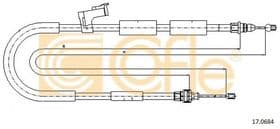 Трос ручного тормоза